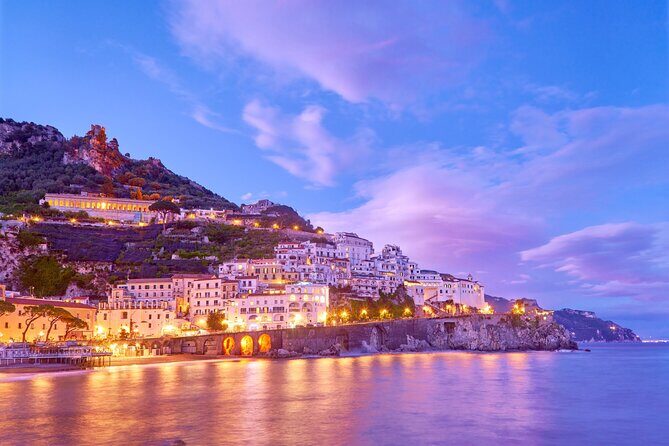 Amalfi Coast Sunset Tour & Dinner - Positano at dusk: one hour for the essentials