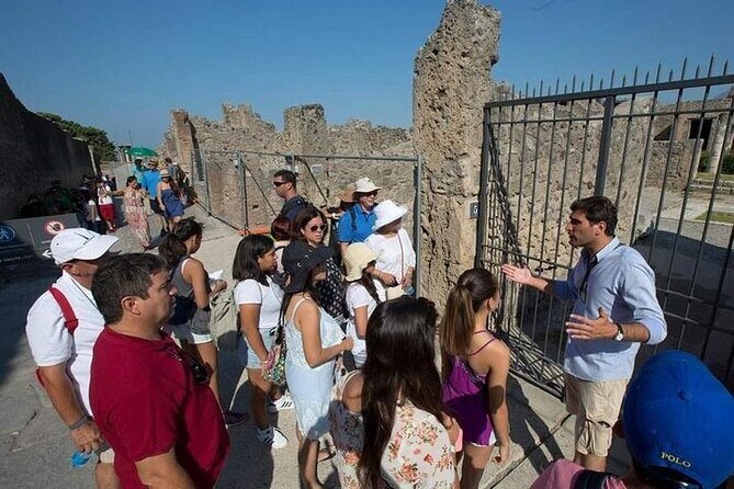 Amalfi Coast to Naples Transfer and 2-Hour Pompeii Private Tour - Walking route: Porta Marina, Basilica, and the Forum core