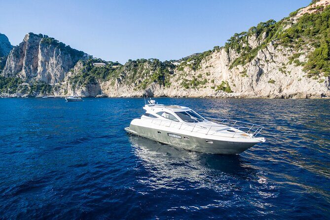 Amalfi Private Boat Tour from Sorrento or Positano Yacht Klase 50 - Sorrento coastal cruising: roman ruins to picture-perfect bays