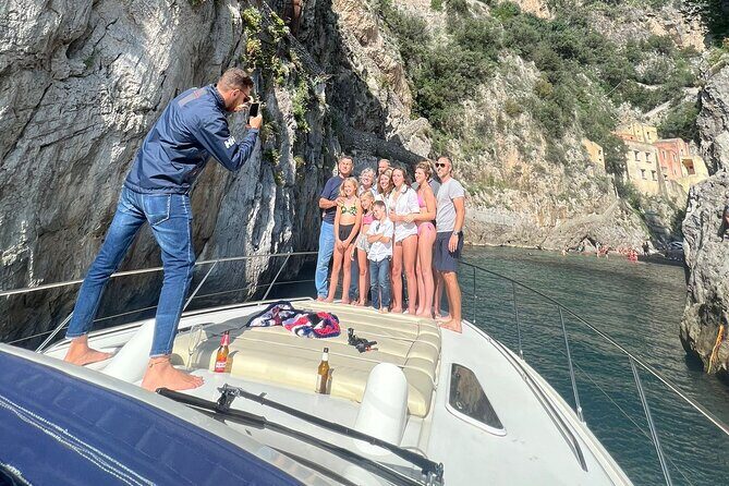 Appreciate the Amalfi coast on a luxury yacht! - Fiordo di Furore: The Short Stop That’s Still Worth It