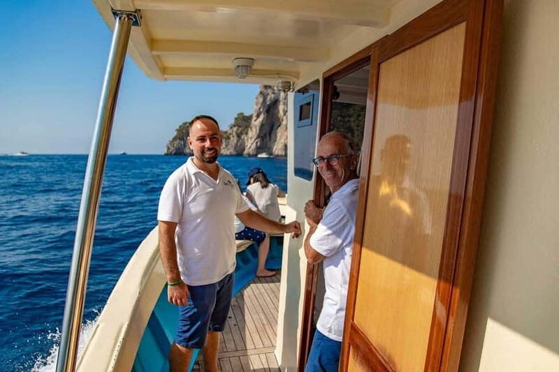Boat Tour to Capri with Lunch on Board, Swimming and Fun - Sorrento Pickup and Boarding the SalBoat Yacht
