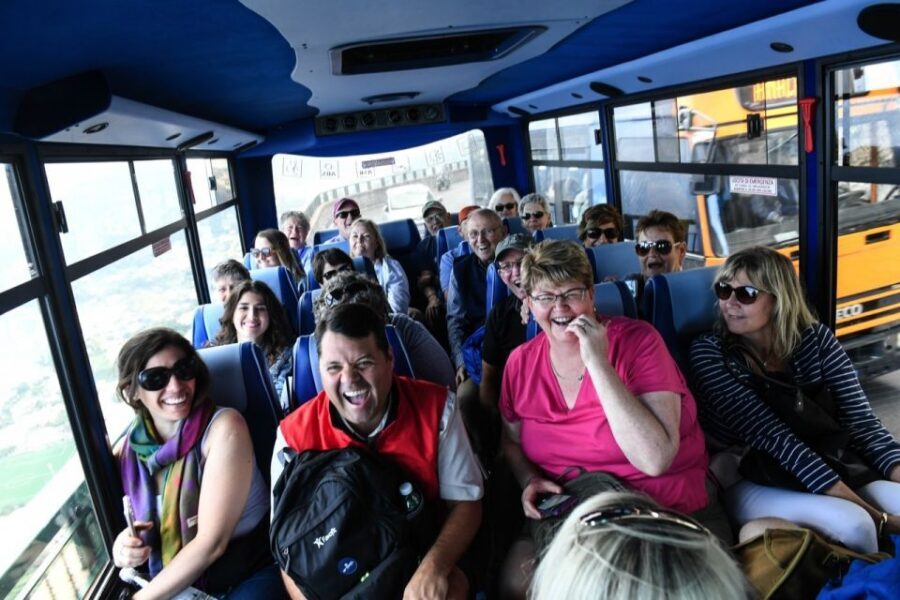 Capri and Anacapri: Sea and City Sightseeing Tour - Gulf of Naples Transfer: Vesuvius Views on the Way In