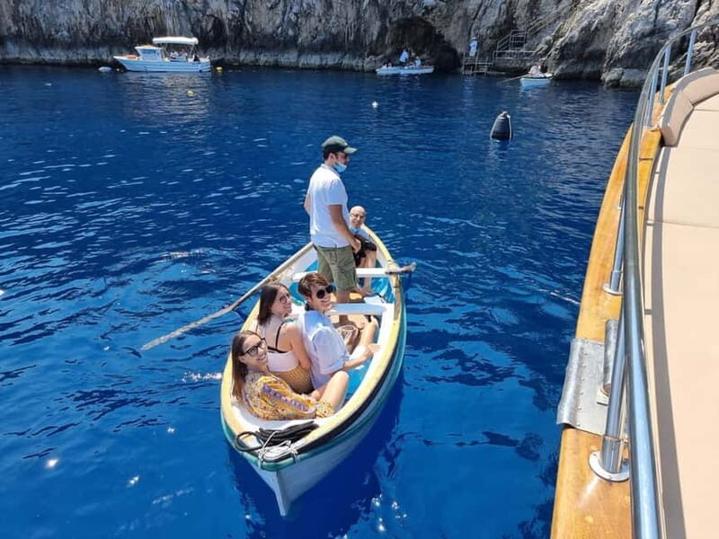 Capri and Blue Grotto Day Tour From Sorrento with 8 People - Early Blue Grotto stop: great when it’s open
