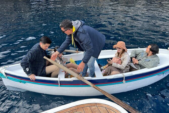 Capri Boat Tour and Blue Grotto Visit - Punta Ventroso aperitif break: food and photos without the rush