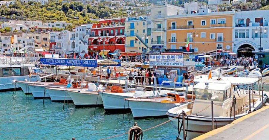 Capri: DIY Day Trip with Blue Grotto, Funicular & Lunch - Start at Motoscafisti Capri Pier: grab vouchers and get moving