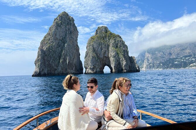 Capri in a Day All Inclusive Premium Boat Tour + City Visit - On-Board Setup: Food, Drinks, and a Crew That Keeps the Day Moving