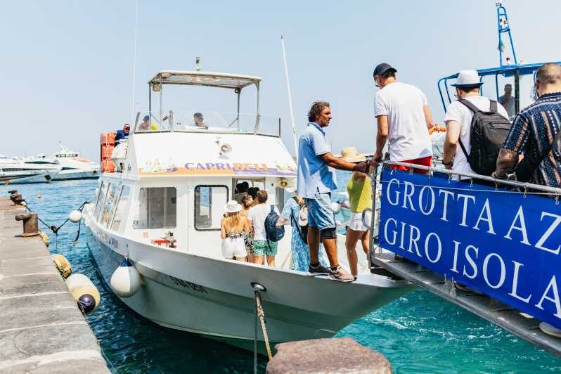 Capri: Island Boat Tour and Optional Blue Grotto Visit - Practical tips so you don’t waste time on Capri time