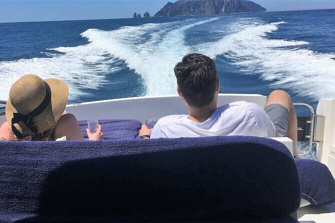 Capri & Nerano Bay Private Boat Tour from Sorrento,Positano,Capri - Punta Carena Lighthouse and Li Galli: The Calm Side of the View