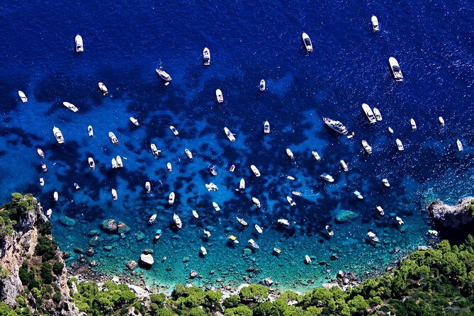 Capri Private Boat Tour from Sorrento, Positano or Naples - Yacht Klase 50 - White, Marvellous, Green, and the optional Blue Grotto