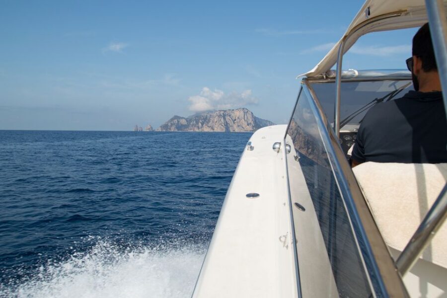 Capri Private Full-Day Boat Tour from Sorrento - Marina Grande on land and Anacapri: views on the island’s higher ground