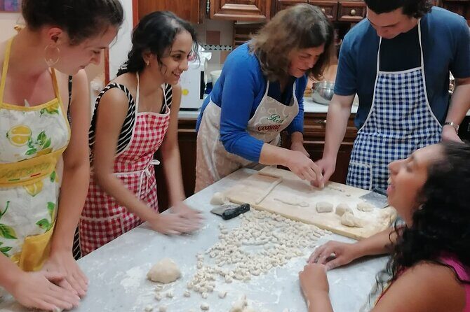dinner and cooking demonstration - The centerpiece: gnocchi alla sorrentina (and learning the rhythm)