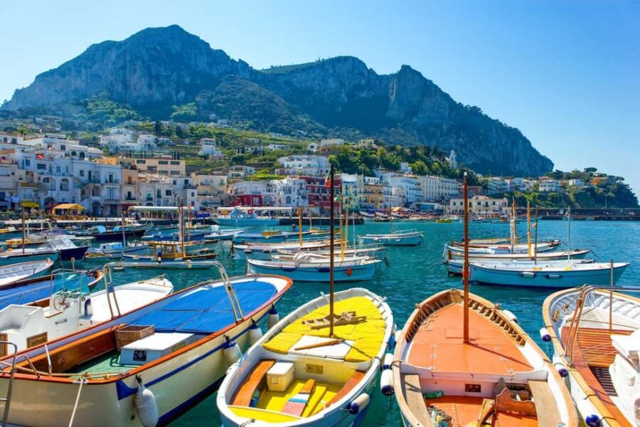 From Positano: Day trip to Capri - Group Tour by boat - Capri’s Signature Pass-By Stops: Faraglioni, White Grotto, and Friends