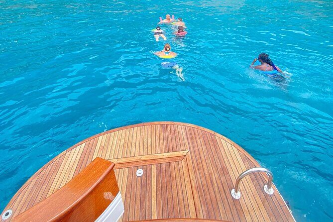 From Positano : Elite Capri Boat Day Free Bar, Brunch & City Walk - Your group and the “feel” on board (English, max 12, and a free-bar vibe)