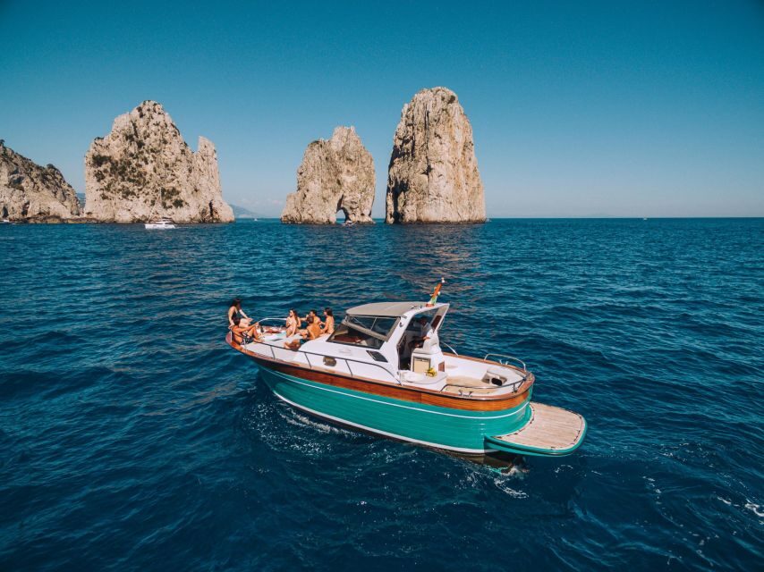 From Sorrento: Capri and Blue Grotto Half-Day Boat Tour - Group Size, Skipper Style, and English Guidance