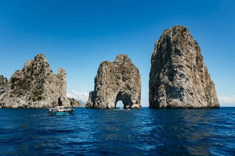 From Sorrento: Capri Boat Tour with Blue Grotto Visit - Marina Piccola: Aperitif, Views, and Real Time to Swim