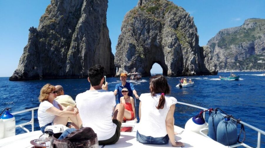 From Sorrento: Capri Boat Trip with Snorkeling and Drinks - Marina Piccola lunch break and your ~4-hour Capri free time