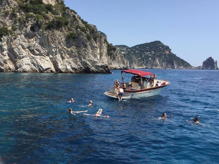 From Sorrento: Capri Guided Boat Tour - The cruise around Capri’s icons: Faraglioni and the grotto-area route