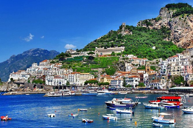 From Sorrento/Nerano: Amalfi Shared Tour - without pick up - Positano Lanes, Praiano Views, and Fjordo di Crapolla