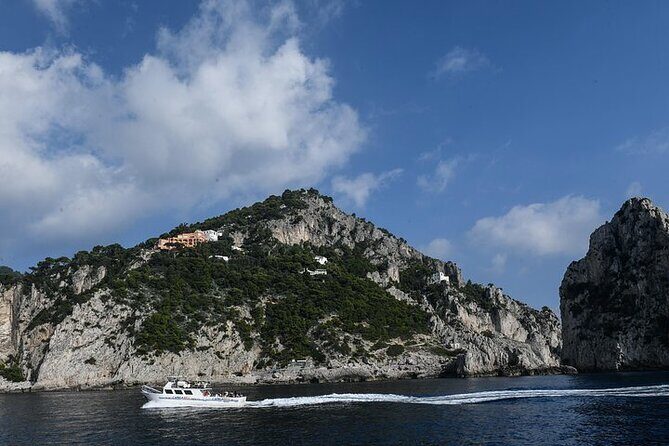 Full-Day Guided Boat Tour to Capri from Sorrento with Limoncello - 7:30 am start: pickup, port transfer, and the Vesuvius views