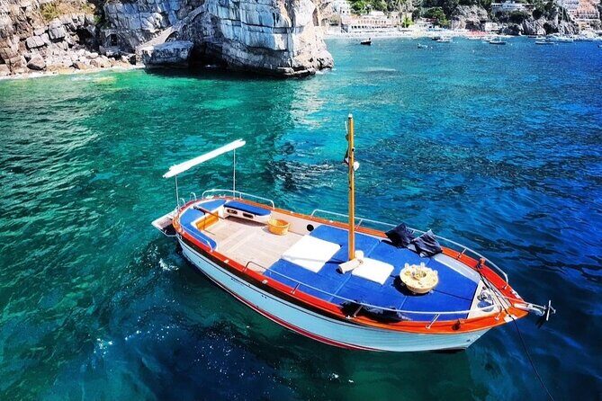 Full Day Private Boat Tour Along the Amalfi Coast - Your boat setup: a small Sorrento gozzo style day