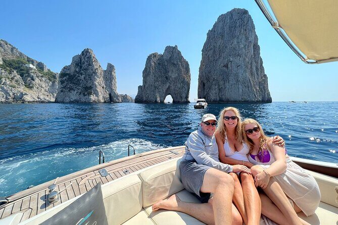 Full Day Private Boat Tour to Capri from Sorrento Coast - On-board comfort: the stuff you actually use