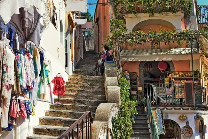 Full-Day Private Tour Amalfi Coast from Sorrento with Pick up - Positano: boutiques, narrow streets, and Santa Maria Assunta