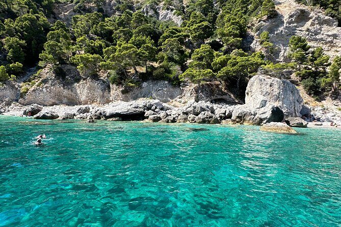 Half-day private boat tour of Capri - Blue Grotto: optional €18 entry, often crowded, worth choosing on purpose