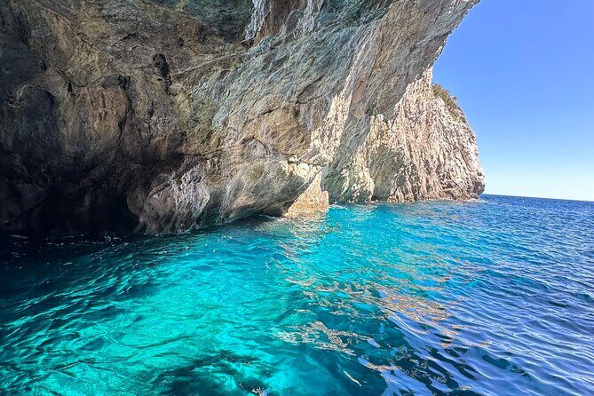 Half-day private boat tour of Capri - Monte Solaro from the sea: dramatic drop, short window, good swim odds
