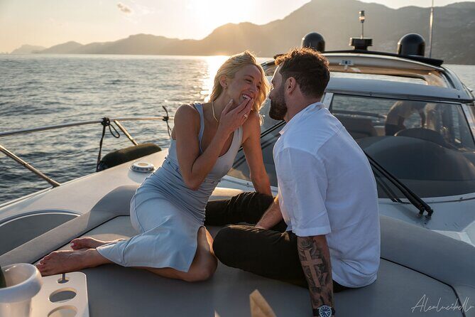 He said yes! Marriage Proposal at Sunset - Onboard comfort and included goodies you’ll actually use