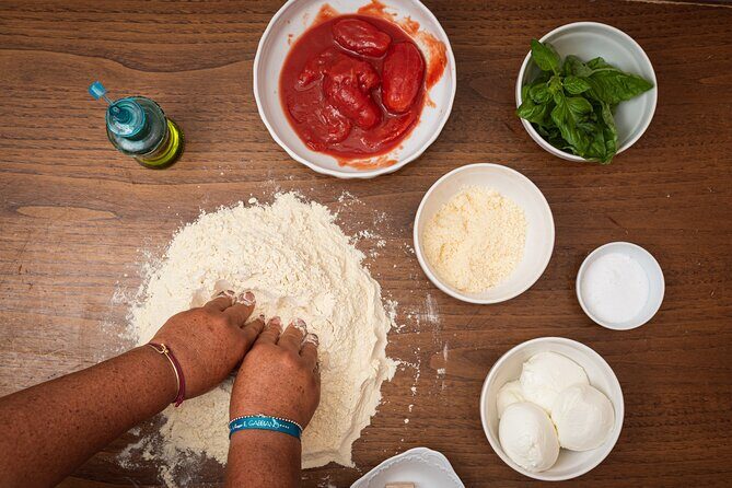 Pizza & Tiramisu with Stunning Positano Terrace Views by Cesarine - The pizza lesson: Margherita and stuffed focaccia, step by step