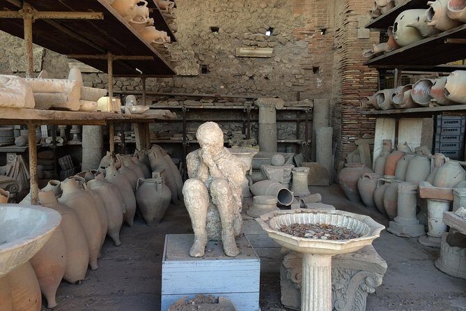 Pompeii-Herculaneum-Wine tour from Sorrento, with licensed guide included - 8 hours, two ruined cities, one wine lunch: how the timing plays out