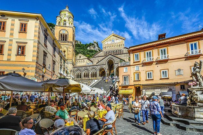 Positano, Amalfi and Ravello by Mercedes Van from Naples - Stop 1: Amalfi Coast for 5 hours of views and photo chances