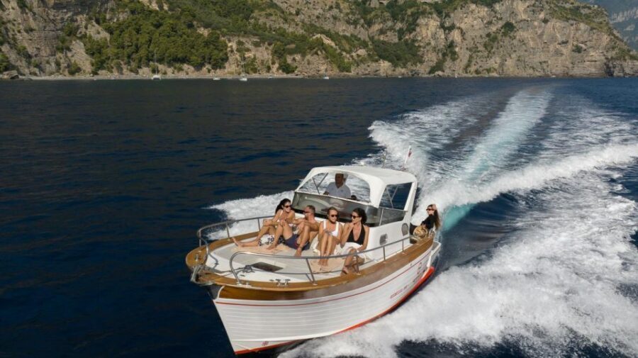 Positano: Boat Tour of Capri with Drinks and Snacks - Positano to Capri: where your day gets good fast