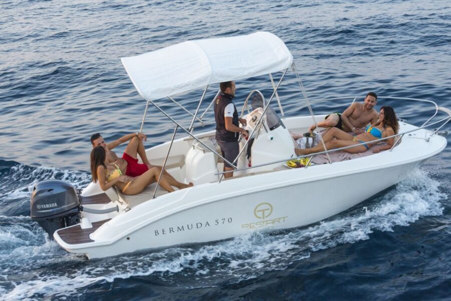 Positano: Boat Tour of Capri with Drinks and Snacks - Snorkel stop or seaside café: plan your water time your way