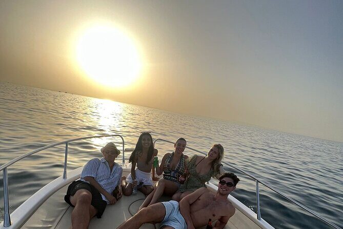 Private Amalfi Coast Sunset Boat Tour - Stop 1: Sorrento Coast cove time for swimming and snorkeling