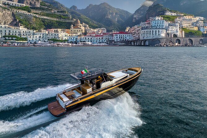 Private Amalfi Coast Sunset Boat Tour - Stop 2: Amalfi Coast sunset anchoring and the sky show