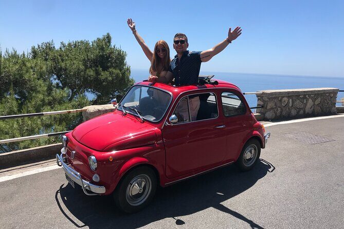 Private Amalfi Coast Vintage Fiat 500 Tour: Amalfi to Positano - Stop 1 in Amalfi: the quick photo spot that sets the tone