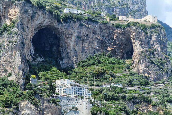 Private Boat Tour Along the Amalfi Coast from Positano - Emerald Grotto and the Fjord of Furore photo stop