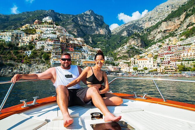 Private Boat Tour from Sorrento to Positano & Amalfi–Apreamare 10 - The Amalfi Coast From Sea Level: Cliffs, Pastel Towns, and Long-View Photos