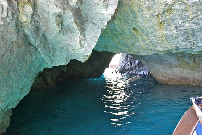 PRIVATE CAPRI ISLAND & BLUE GROTTO Full Day boat tour. - Punta Carena and the western-coast approach: what you’ll notice on the way