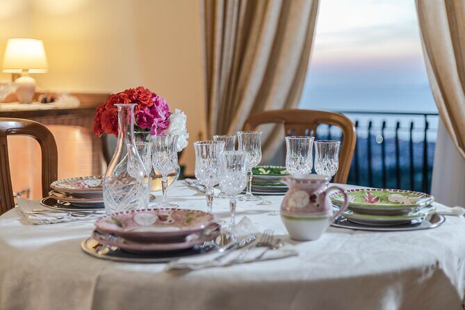 Private cooking class with a view of Sorrento - The terrace lunch: eating your work with Bay of Naples views