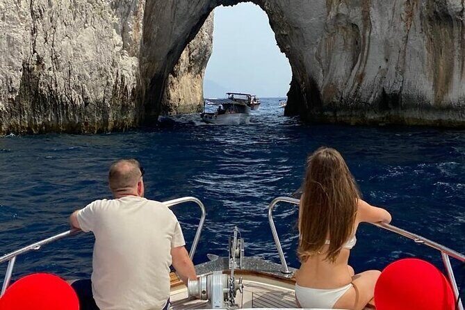 Private Guided Day Boat Trip to Capri - Marina Grande to White Grotta: the day starts with the good stuff