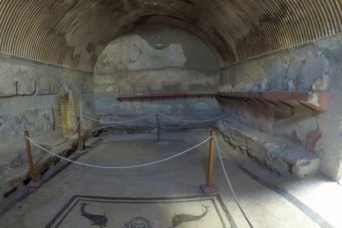 Private Pompeii and Herculaneum from SORRENTO - Herculaneum (Ercolano): frescos, mosaics, and the “better preserved” feeling