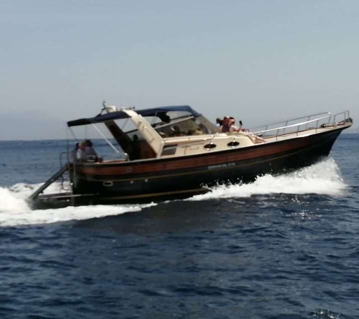 Private Positano & Amalfi Excursion by boat from Sorrento - Onboard Comfort: Skipper Skills, Drinks & Snacks, And The Sunset Toast