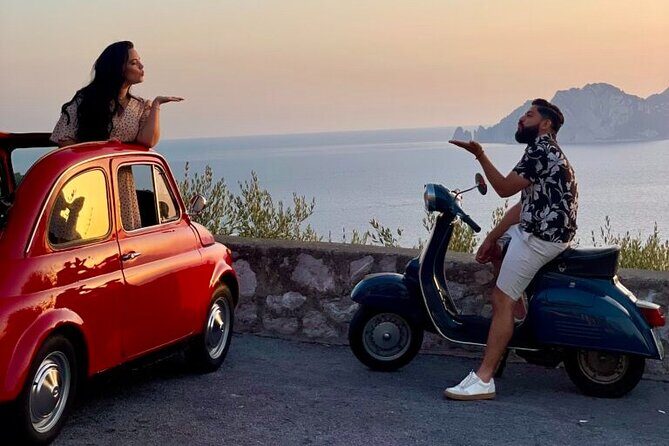 Private Sunset Photo Tour with vintage Fiat 500 - The 6:30 pm timing: golden hour without rushing the rest of your day
