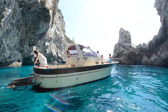 Small Group Capri Island Boat Ride with Swimming and Limoncello - Swimming And Snorkeling Stops With On-Board Limoncello