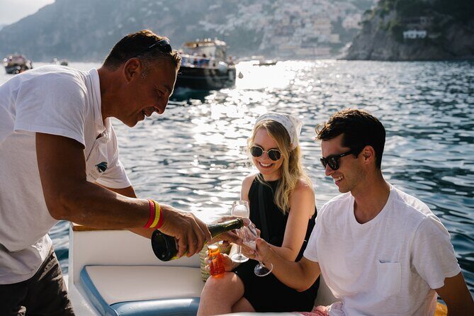 Small Group Tour from Amalfi by Boat at Sunset - Santa Croce beach: the sea-only stop with the lovers’ natural arch