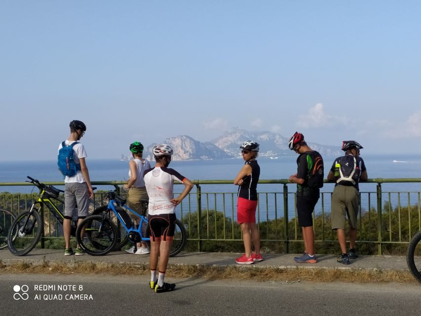 Sorrento: E-Bike Wine & Food Tour - Meeting at Piazza Andrea Veniero and getting fitted on your bike