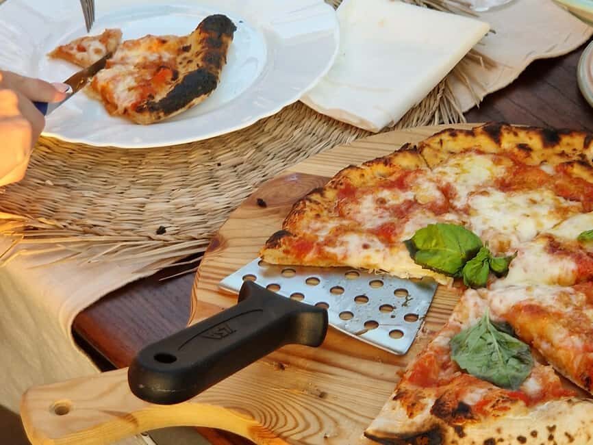 Sorrento: Pizza Class with Sea View - Aperitivo First: Montanarine and Local Wine in a Lemon Grove