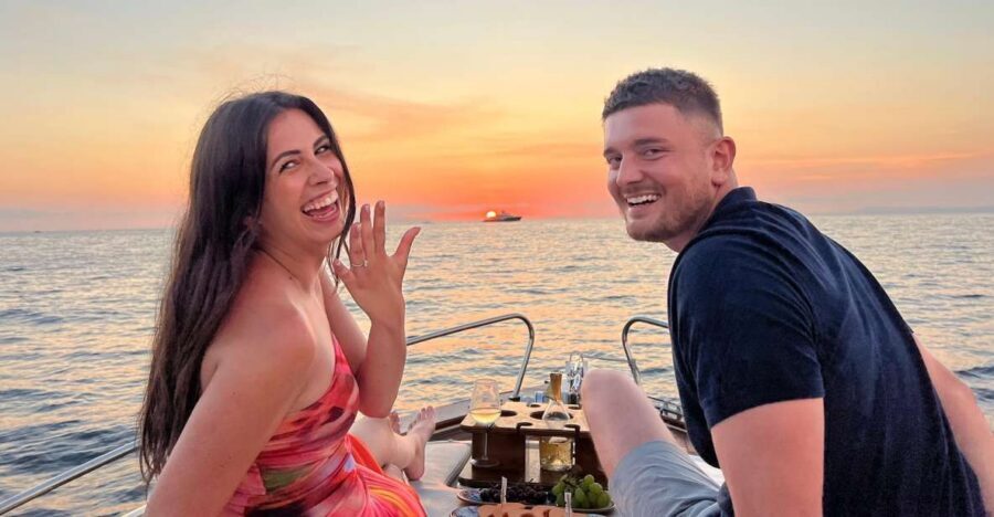 Sorrento: Private Sunset Boat Tour with Music and Aperitif - Where the boat leaves from (Marina Piccola) and how the flow feels